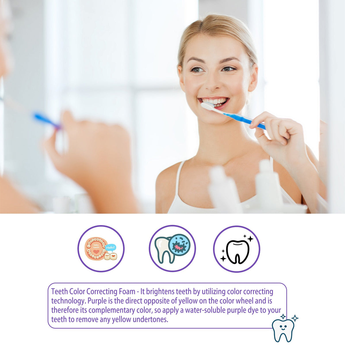 VELORA Purple Teeth Whitening Serum - VELORA - Bathroom Accessories