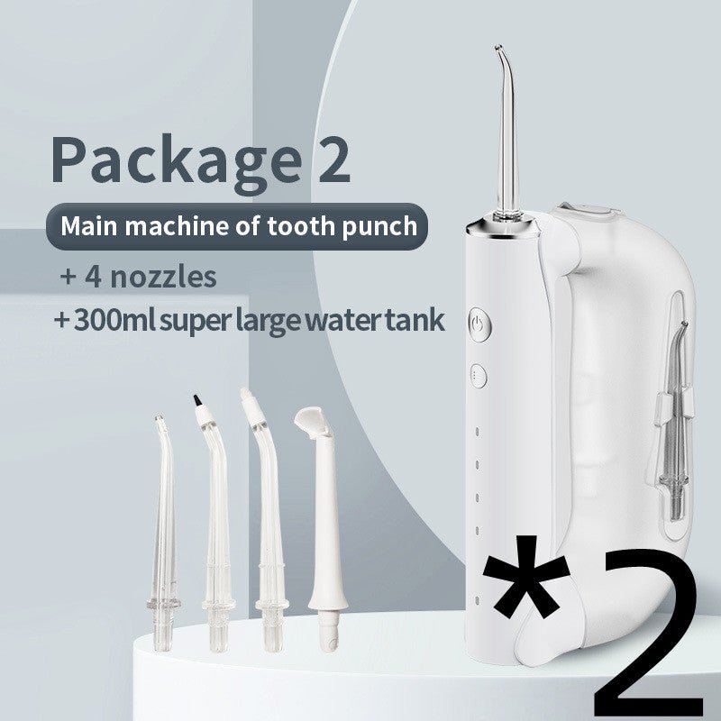 VELORA Portable Water Flosser — 300ml, USB Rechargeable, 5 Modes - VELORA - Bathroom Accessories