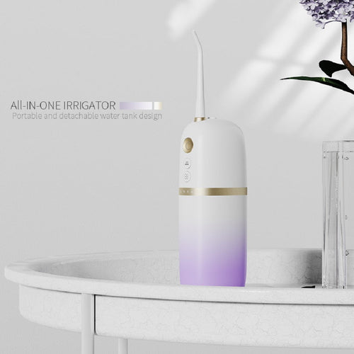 VELORA Portable Water Flosser 200ml — IPX7 Waterproof, USB Rechargeable - VELORA - Oral Care