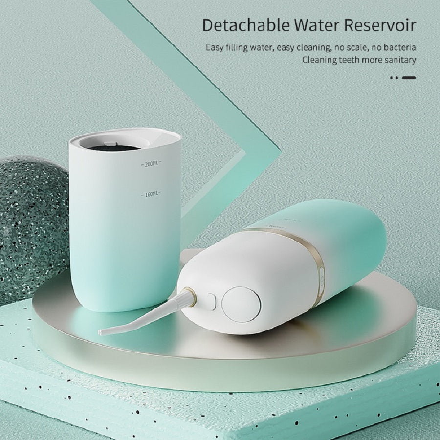 VELORA Portable Water Flosser 200ml — IPX7 Waterproof, USB Rechargeable - VELORA - Oral Care