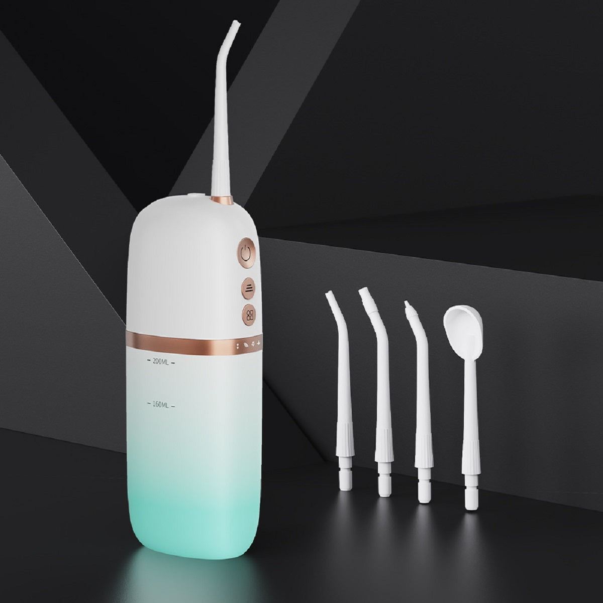 VELORA Portable Water Flosser 200ml — IPX7 Waterproof, USB Rechargeable - VELORA - Oral Care