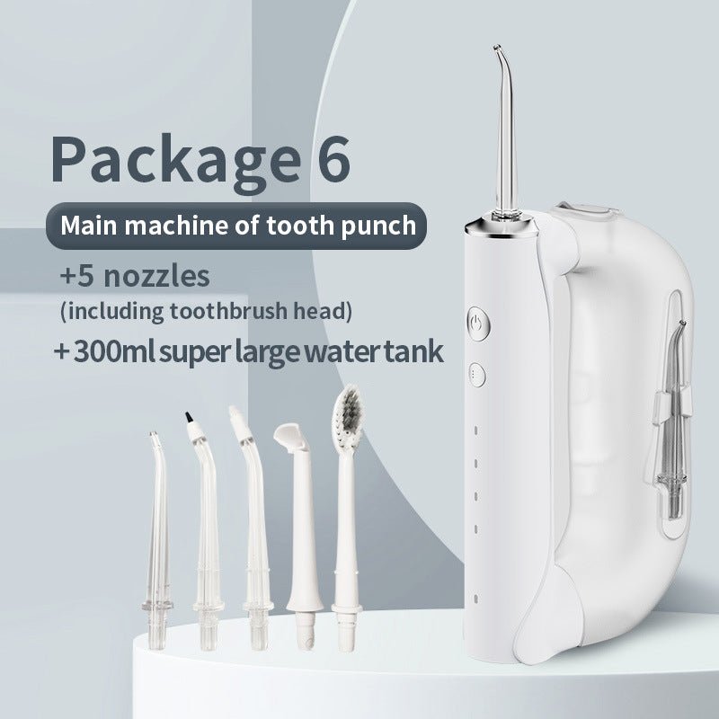 VELORA Portable Water Flosser — 300ml, USB Rechargeable, 5 Modes - VELORA - Bathroom Accessories