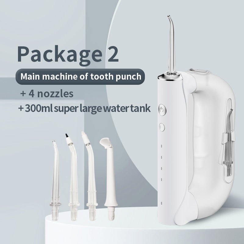 VELORA Portable Water Flosser — 300ml, USB Rechargeable, 5 Modes - VELORA - Bathroom Accessories