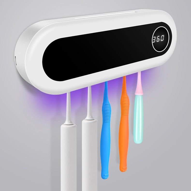 VELORA UV Toothbrush Sterilizer — Wall-Mounted | Kills 99.9% of Bacteria - VELORA - Bathroom Accessories